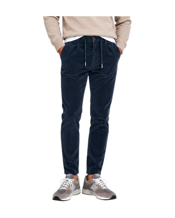 Pantalaccio Bristol velluto 500 righe Dark navy 019 BRISTOL VELLUTO 500 RIGHE DARK NAVY MODFITTERS 