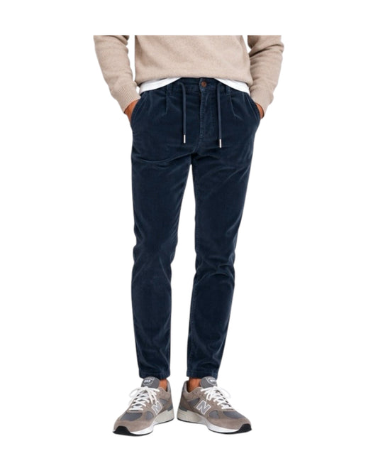 Pantalaccio Bristol velluto 500 righe Dark navy 019 BRISTOL VELLUTO 500 RIGHE DARK NAVY MODFITTERS 