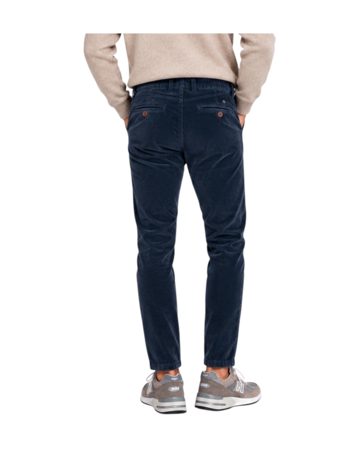 Pantalaccio Bristol velluto 500 righe Dark navy 019 BRISTOL VELLUTO 500 RIGHE DARK NAVY MODFITTERS 