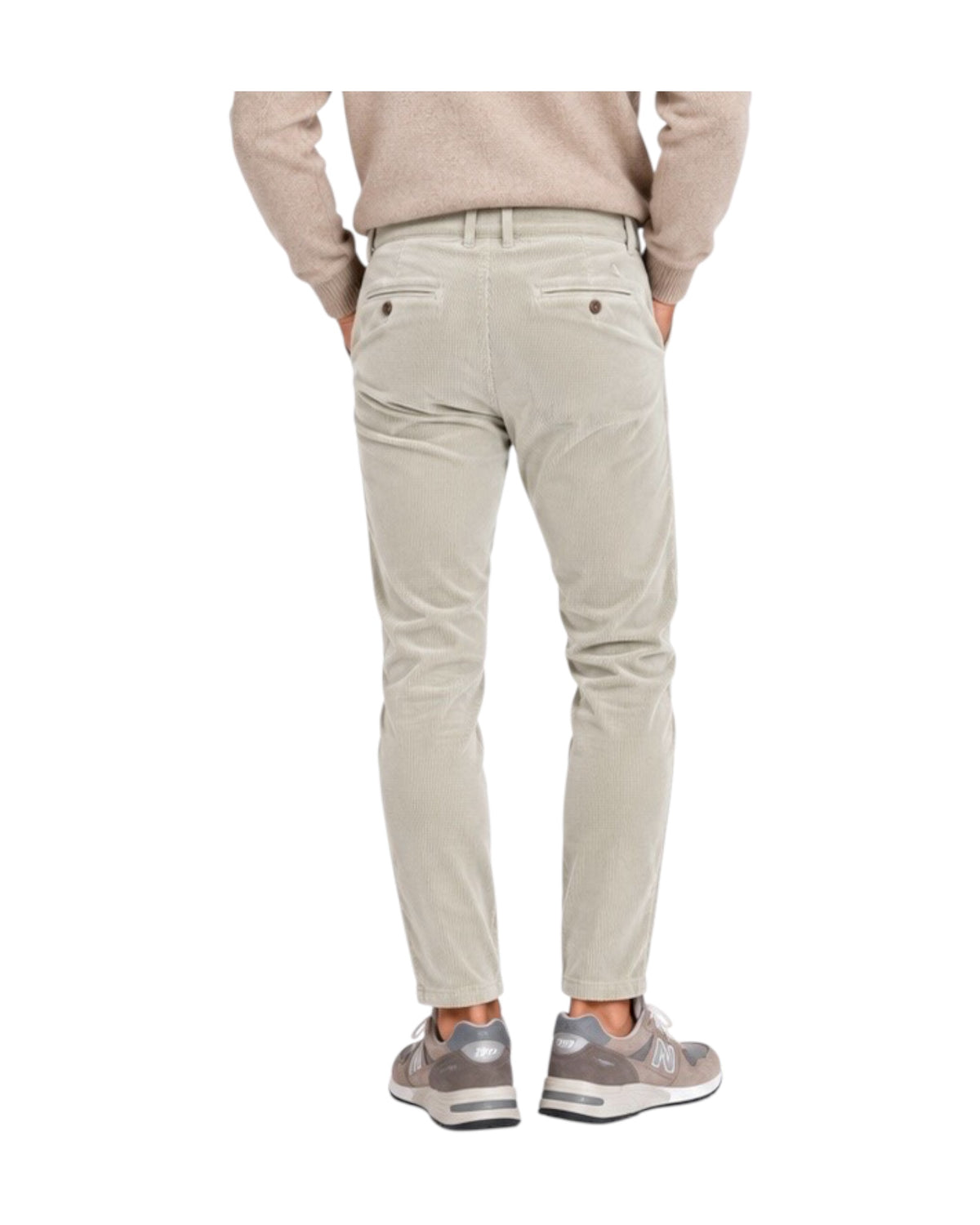 Pantalaccio Bristol velluto 500 righe Stone 019 BRISTOL VELLUTO 500 RIGHE STONE MODFITTERS 