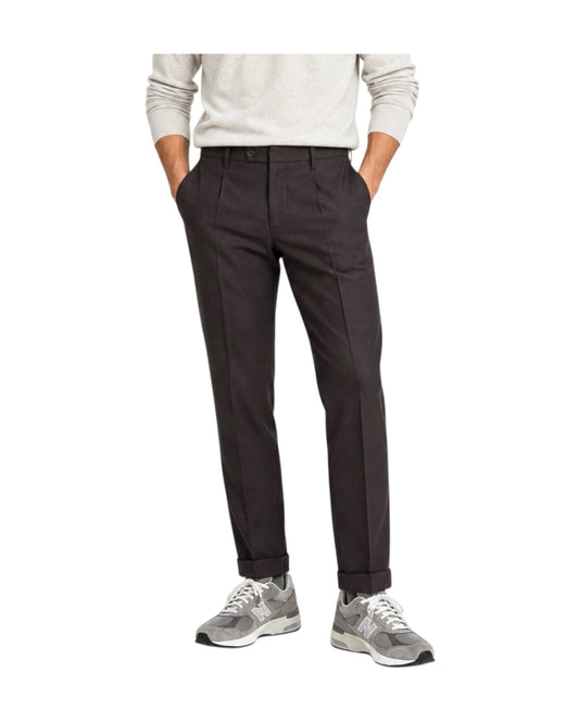 Pantalone in flanella Dark brown 045 REGENT FLANELLA DARK BROWN MODFITTERS 