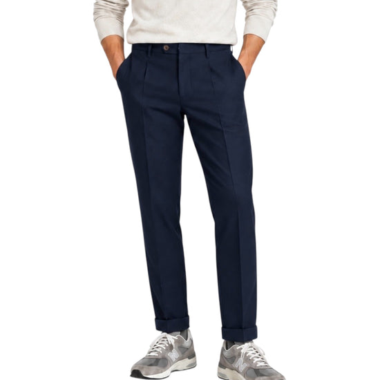 Pantalone in flanella Dark navy 045 REGENT FLANELLA DARK NAVY MODFITTERS 
