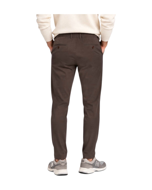 Pantalaccio in flanella Dark brown 049 BRISTOL FLANELLA DARK BROWN MODFITTERS 