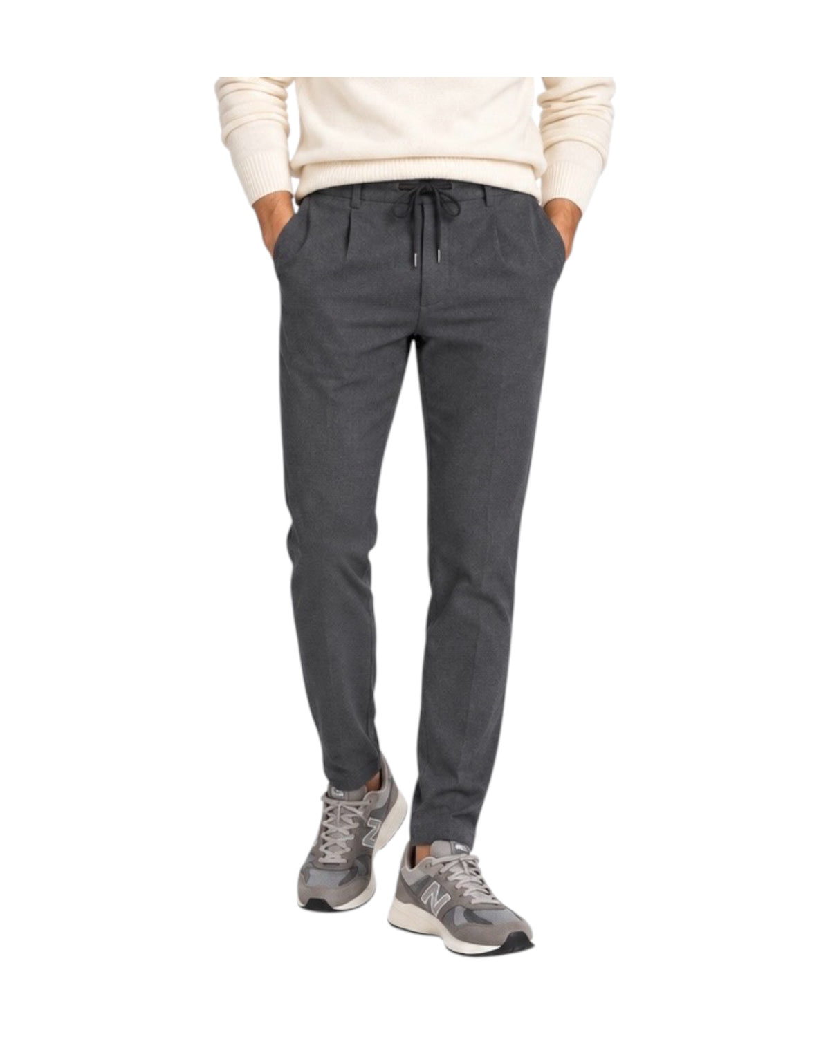 Pantalaccio in flanella Dark grey 049 BRISTOL FLANELLA DARK GREY MODFITTERS 