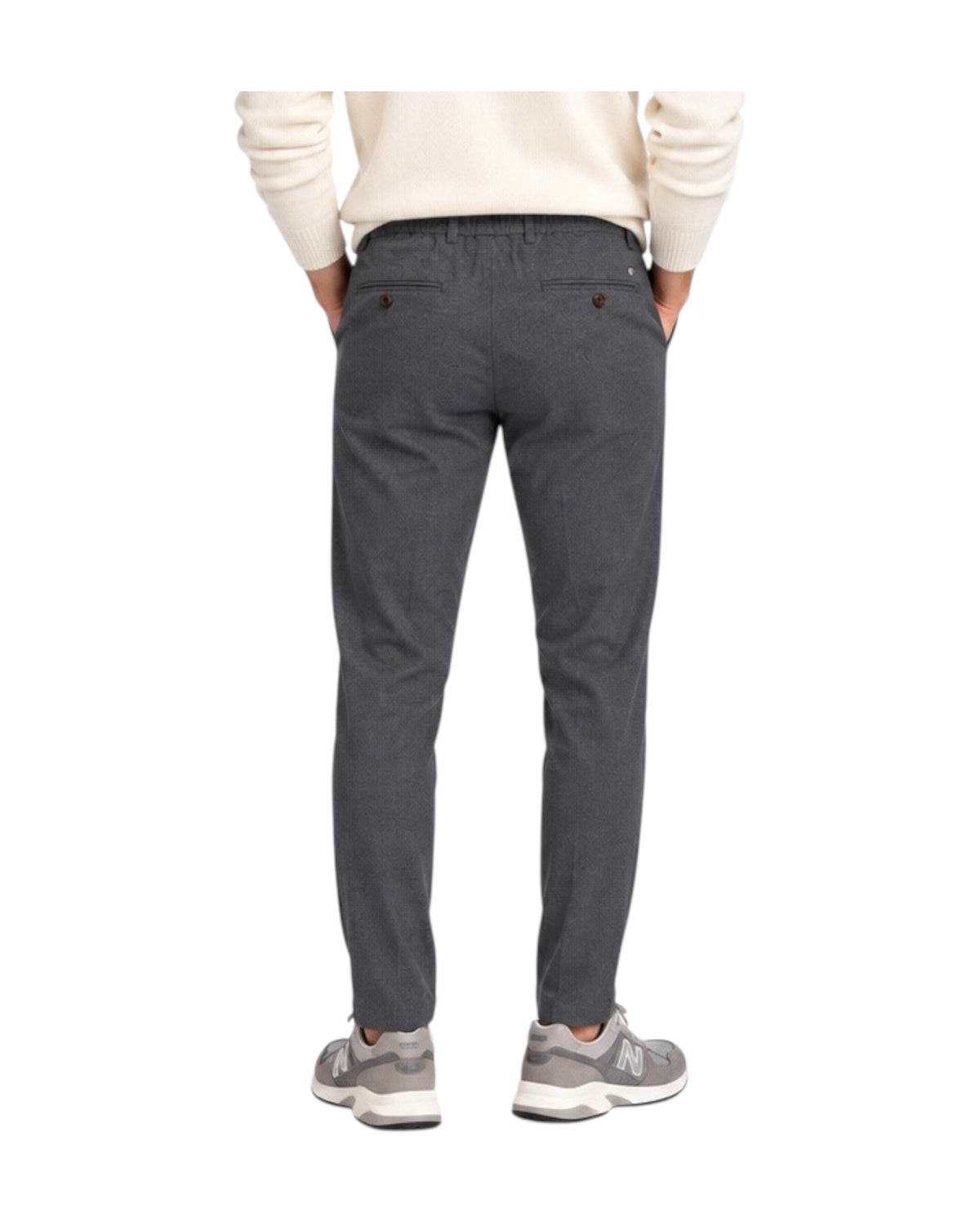 Pantalaccio in flanella Dark grey 049 BRISTOL FLANELLA DARK GREY MODFITTERS 