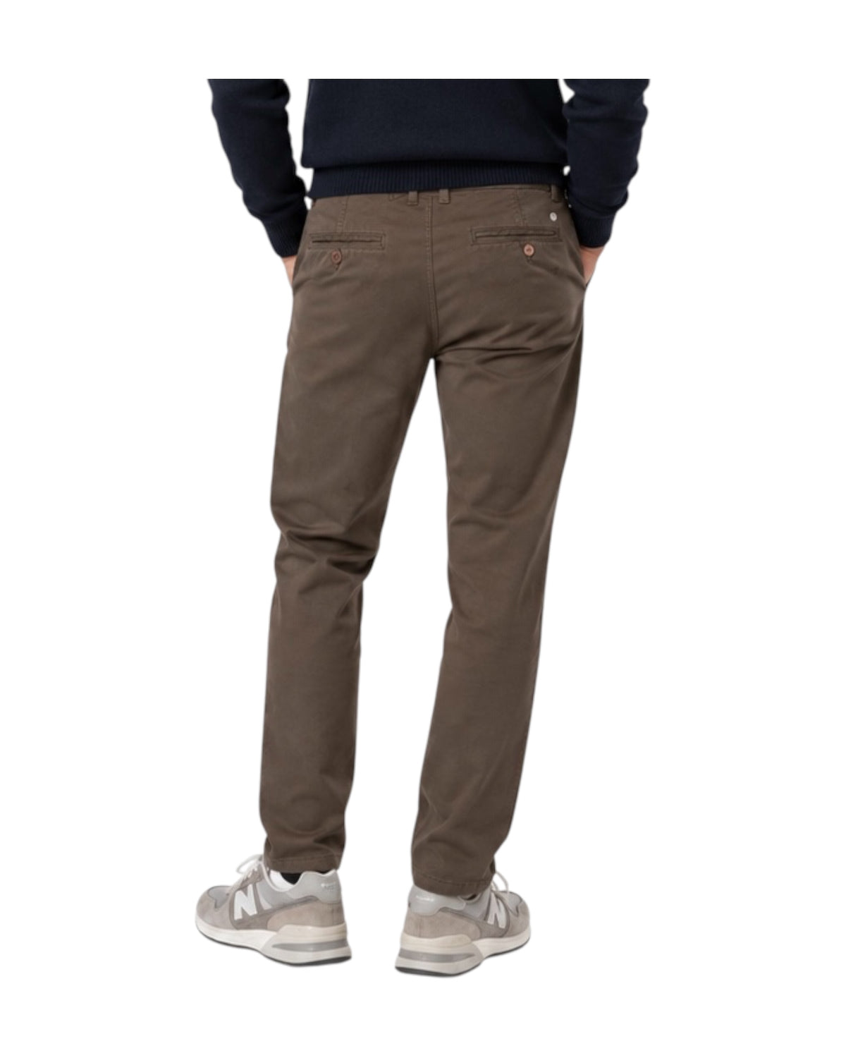 Pantalone Napoleon Gabardina Dark brown 061 NAPOLEON GABARDINA DARK BROWN MODFITTERS 