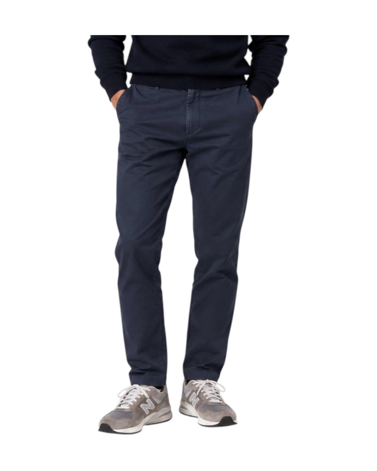 Pantalone Napoleon Gabardina Dark navy 061 NAPOLEON GABARDINA DARK NAVY MODFITTERS 