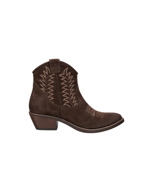 Texano in camoscio Testa di moro 2040 VELOUR TESTA DI MORO NICHE 