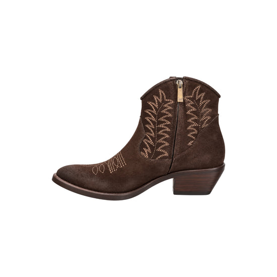 Texano in camoscio Testa di moro 2040 VELOUR TESTA DI MORO NICHE 