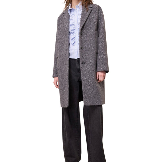 Cappotto monopetto Grigio melange FMR DJ0103 UNICA OTTOD'AME 