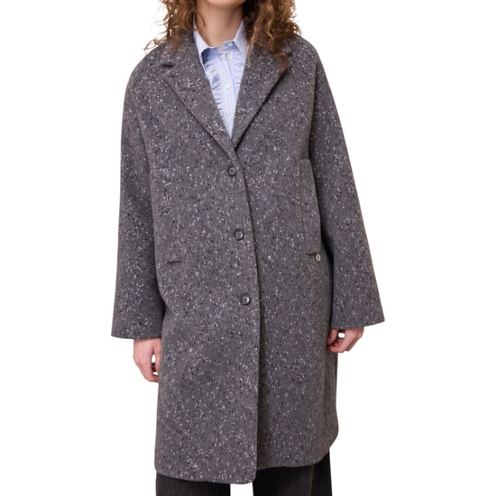 Cappotto monopetto Grigio melange FMR DJ0103 UNICA OTTOD'AME 