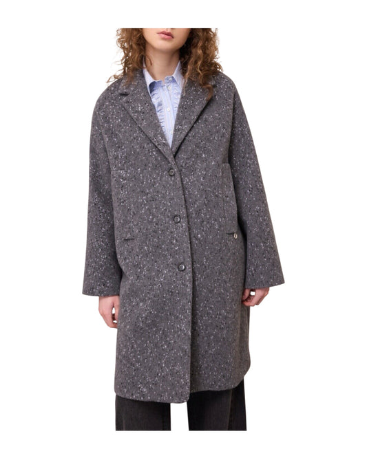 Cappotto monopetto Grigio melange FMR DJ0103 UNICA OTTOD'AME 