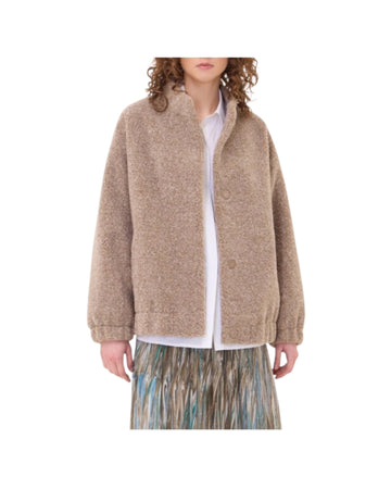 Bomber Teddy Beige GSS DJ0088 UNICA OTTOD'AME 