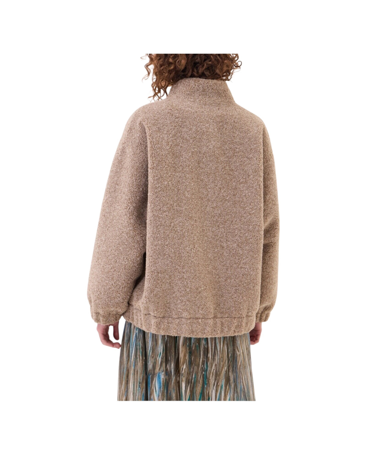 Bomber Teddy Beige GSS DJ0088 UNICA OTTOD'AME 