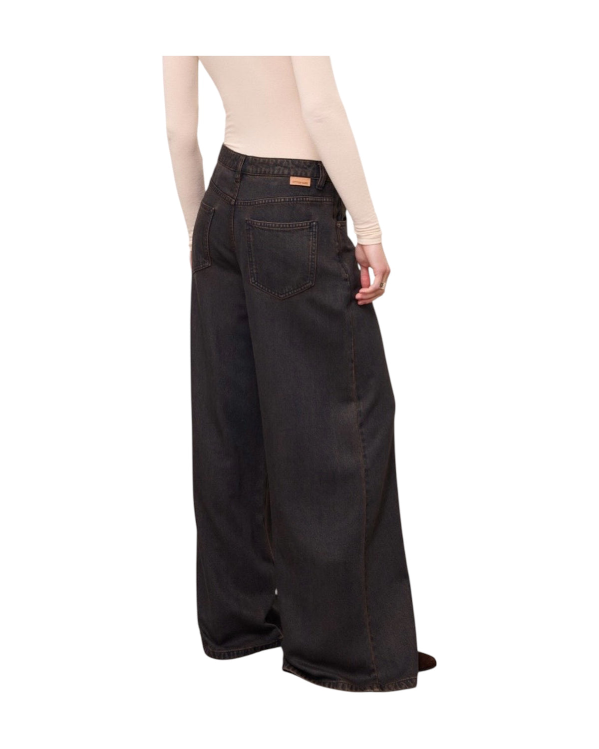 Jeans Palazzo Brown JNN DP0096 BROWN OTTOD'AME 