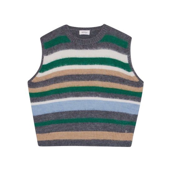 Gilet a righe Multicolor MAG DK9355 UNICA OTTOD'AME 