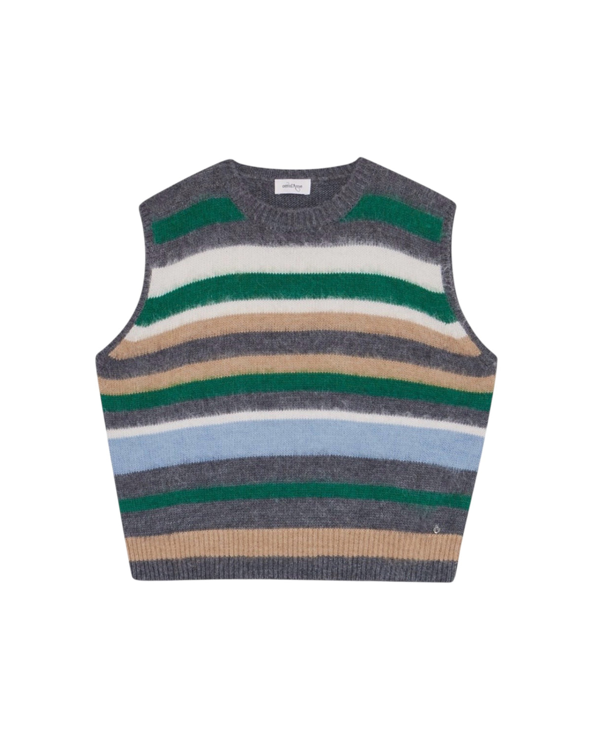 Gilet a righe Multicolor MAG DK9355 UNICA OTTOD'AME 