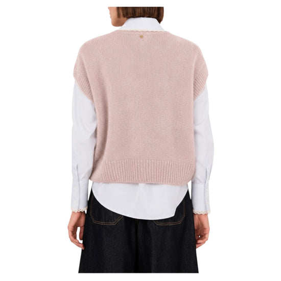 Gilet in mohair Cipria C03L0036 CIPRIA PHILIA LOFT 