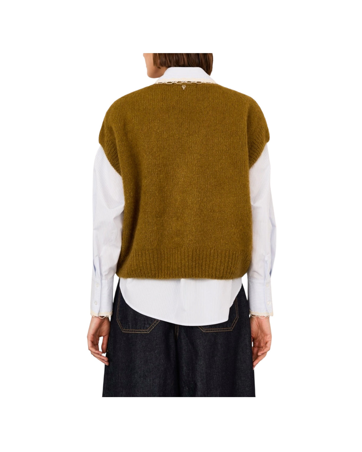Gilet in mohair Olio C03L0036 OLIO PHILIA LOFT 