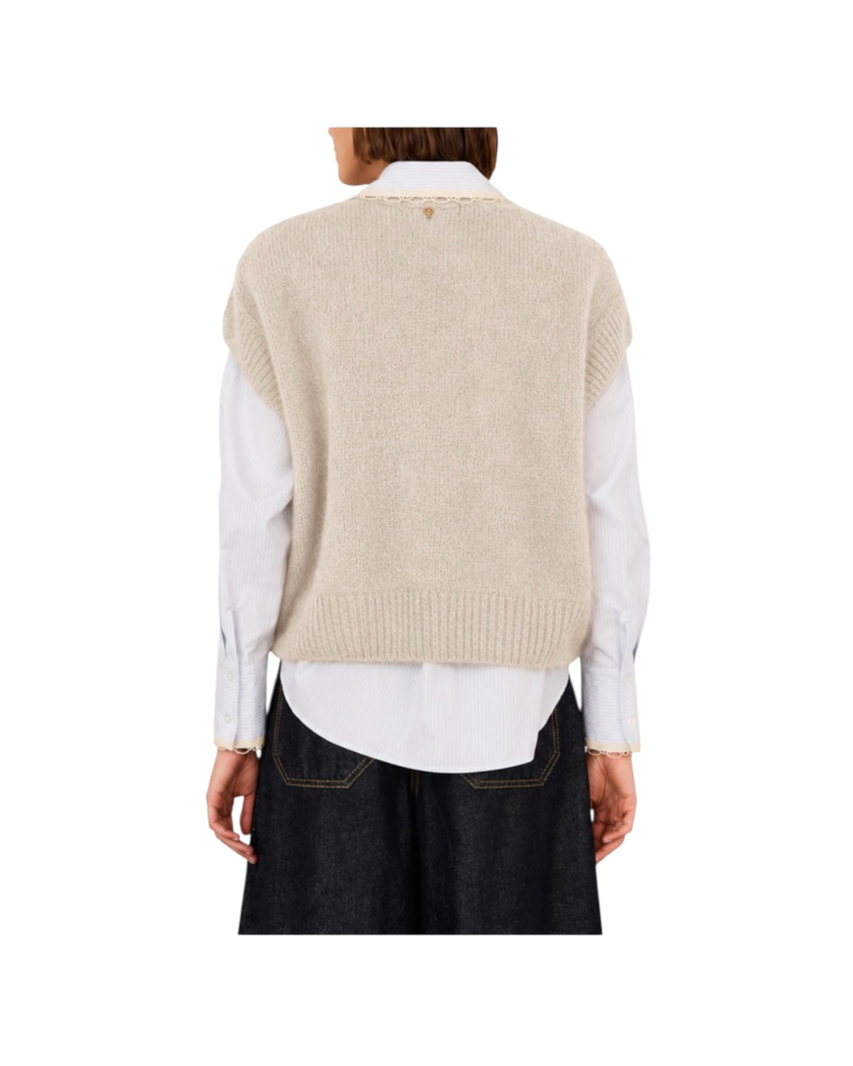 Gilet in mohair Panna C03L0036 PANNA PHILIA LOFT 