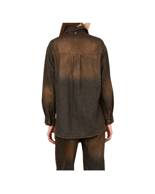 Overshirt in denim Ruggine D03E0266 RUGGINE PHILIA LOFT 