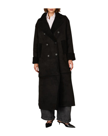 Montone lungo Nero M03N0067 NERO PHILIA LOFT 