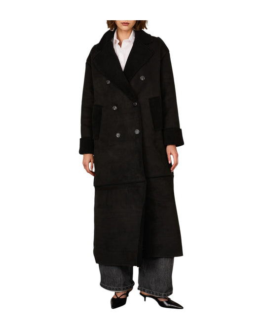 Montone lungo Nero M03N0067 NERO PHILIA LOFT 