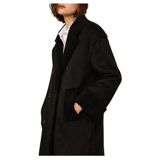 Montone lungo Nero M03N0067 NERO PHILIA LOFT 