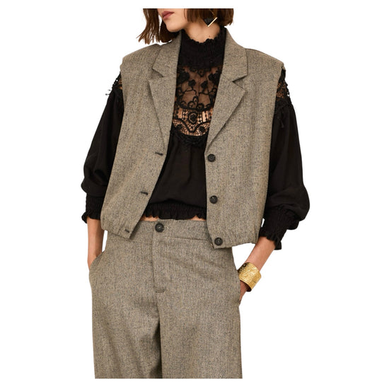 Gilet sale e pepe P03P0126 GRIGIO PHILIA LOFT 