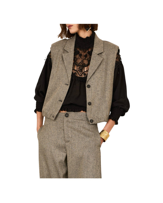 Gilet sale e pepe P03P0126 GRIGIO PHILIA LOFT 