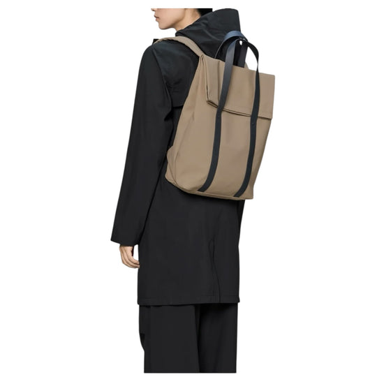 2Way Tote Backpack Beige 2 WAY TOTE BACKPACK W3 BEIGE RAINS 