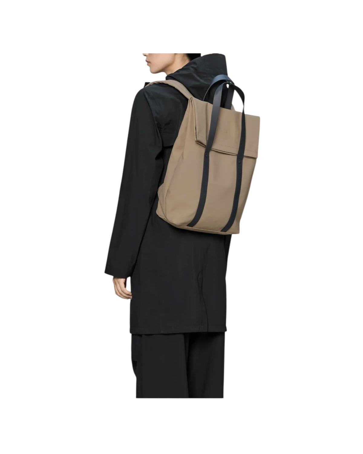 2Way Tote Backpack Beige 2 WAY TOTE BACKPACK W3 BEIGE RAINS 