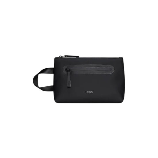 2 Zip Cosmetic Bag large Black COSMETIC BAG ZIP W3 BLACK RAINS 
