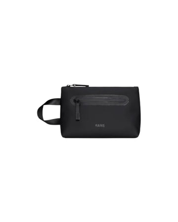 2 Zip Cosmetic Bag large Black COSMETIC BAG ZIP W3 BLACK RAINS 