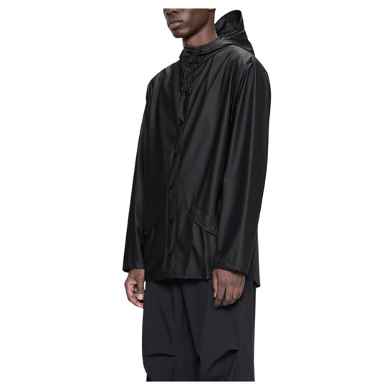 Giacca unisex antipioggia Black JACKET W3 BLACK RAINS 