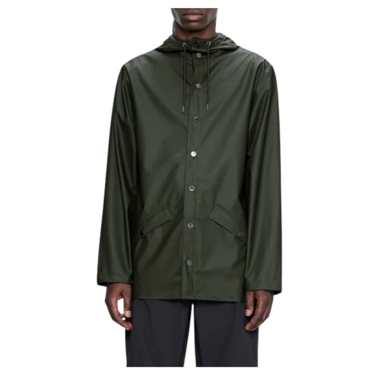 Giacca Unisex Antipioggia Green JACKET W3 GREEN RAINS 