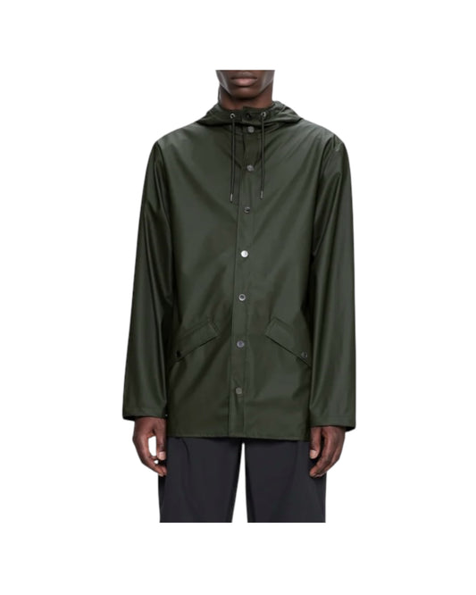 Giacca Unisex Antipioggia Green JACKET W3 GREEN RAINS 