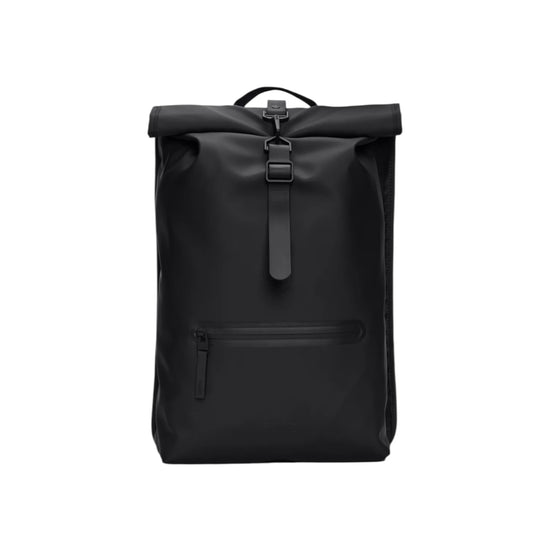 Zaino Rolltop Black ROLLTOP RUCKSACK W3 BLACK RAINS 