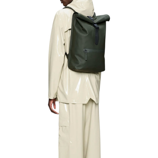 Zaino Rolltop Green ROLLTOP RUCKSACK W3 GREEN RAINS 