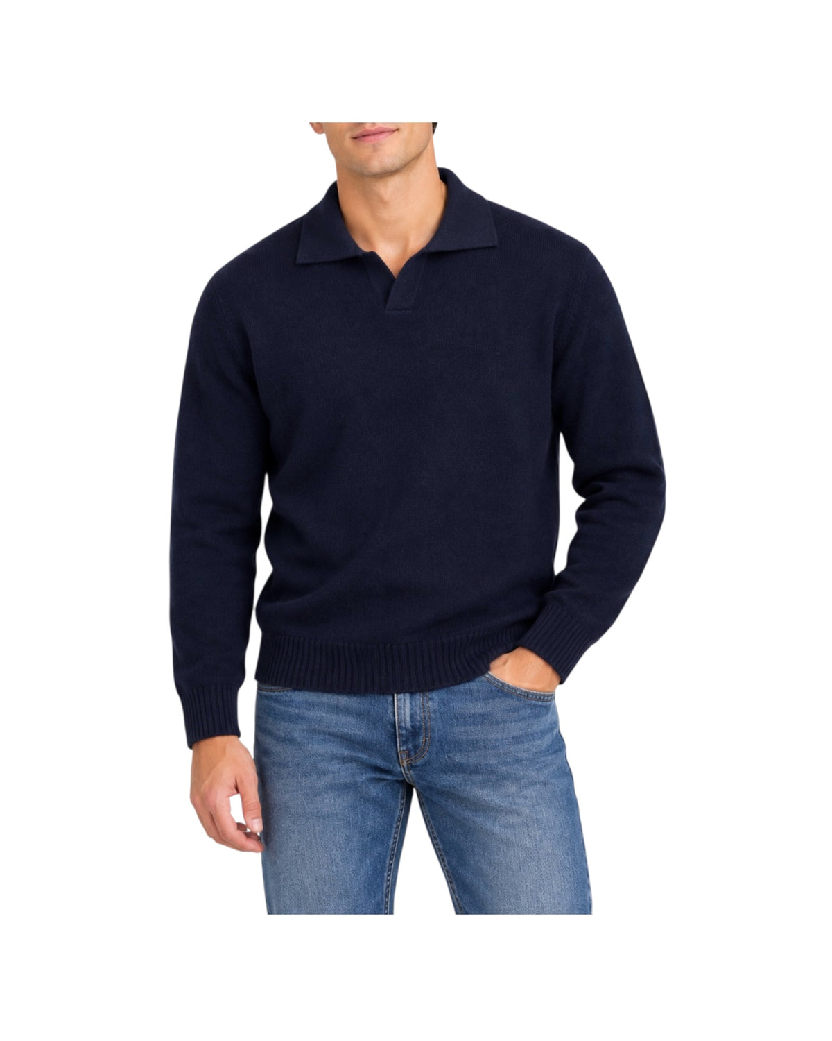 Polo Skipper in lana Blu 15295 BLU RETOIS 