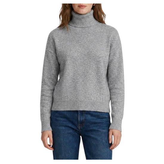 Maglione collo alto in cashmere Grigio 85882 GRIGIO RETOIS 