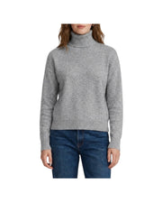 Maglione collo alto in cashmere Grigio