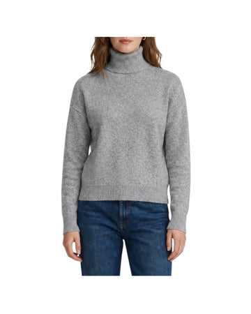Maglione collo alto in cashmere Grigio 85882 GRIGIO RETOIS 