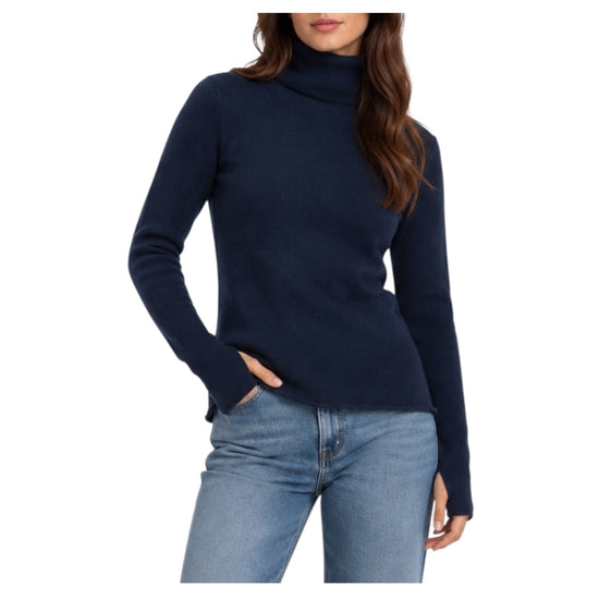 Dolcevita in cashmere Blu 85894 BLU RETOIS 