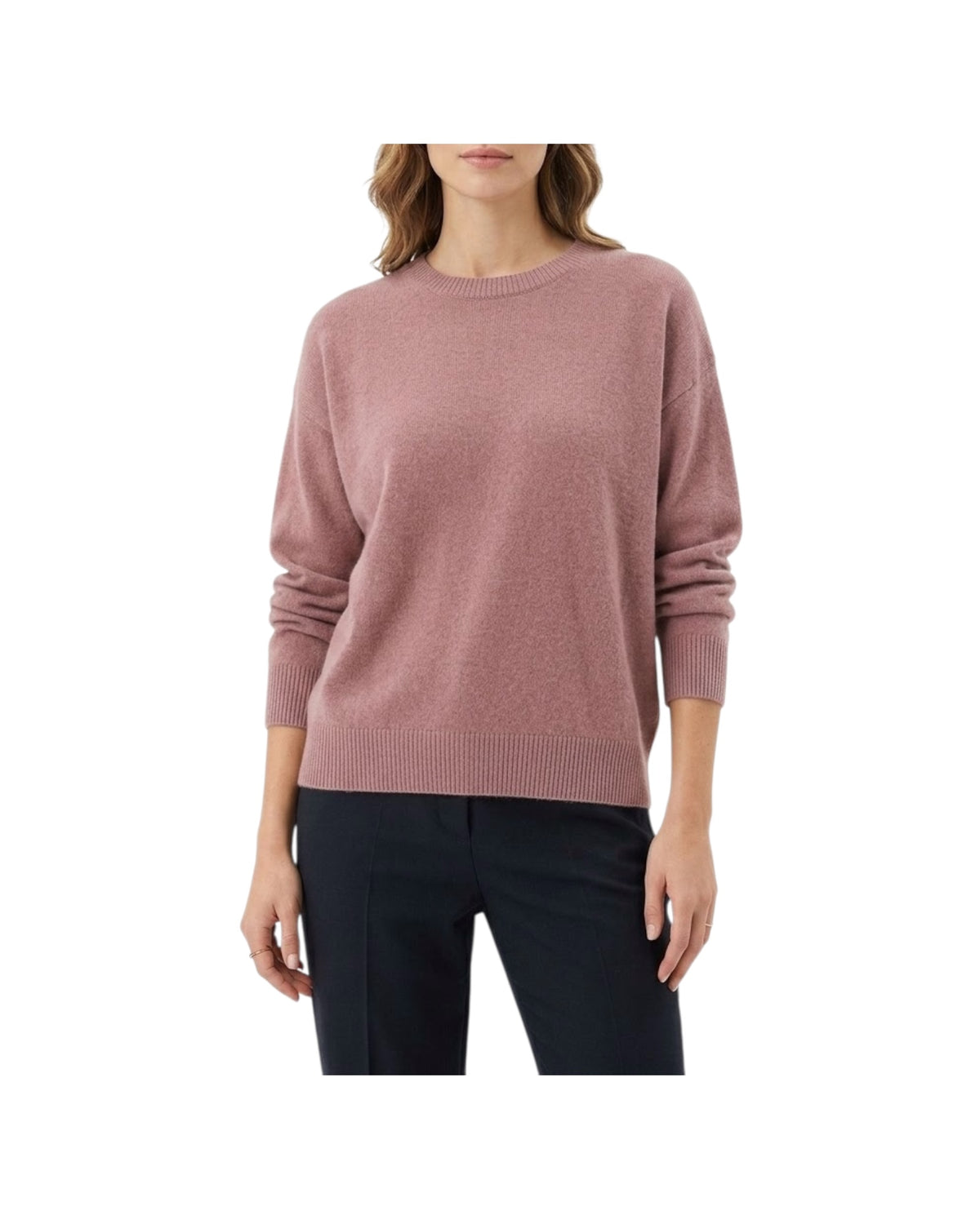 Maglia scatoletta in cashmere Castagna 14739 CASTAGNA RE.VI.VAL 