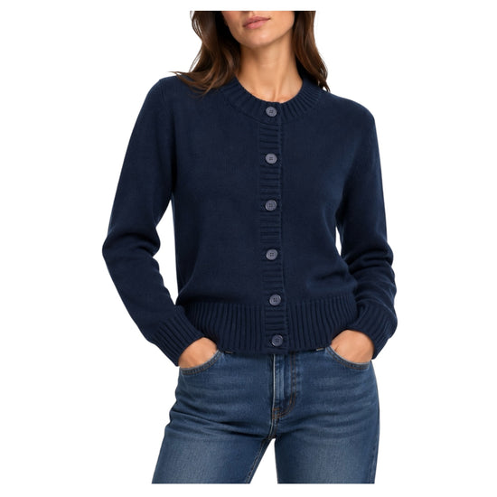 Cardigan in lana e cashmere Blu 33674 BLU RE.VI.VAL 