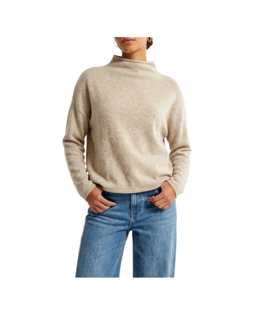 Maglia con collo a cratere Sabbia 38638 SABBIA RE.VI.VAL 