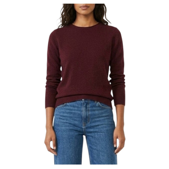 Maglia in lana e cashmere Bordeaux 64561 BORDEAUX RE.VI.VAL 
