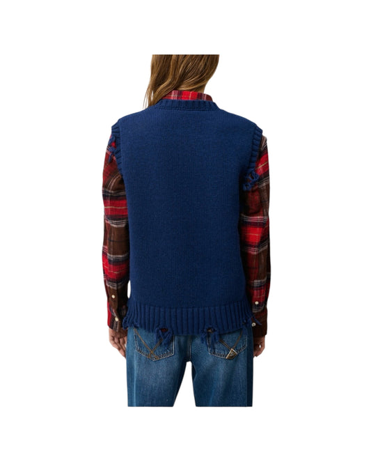 Gilet Alpine Mix Blue navy ALPINE VEST C0803 ROY ROGER'S 