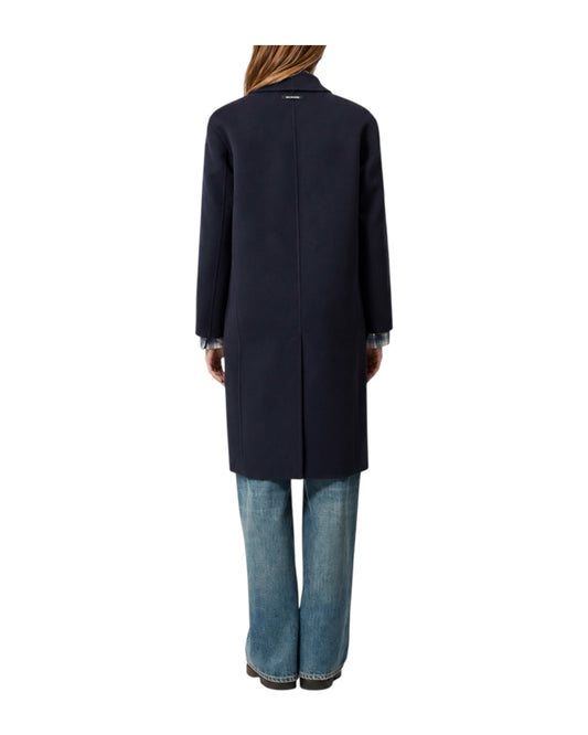 Cappotto doppiopetto in lana Blue navy COAT DOUBLE BREAST C0048 ROY ROGER'S 